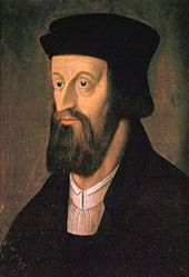 Jan Hus (1369-1415), böhmischer Reformator Porträt eines unbekannten Malers